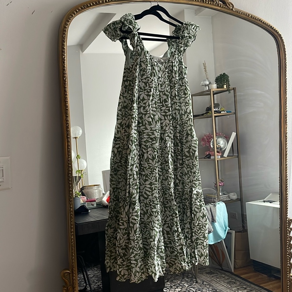 Green Floral Abercrombie Dress